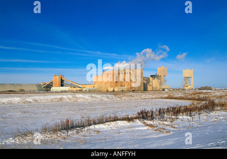 Mosaik-Kali-Bergwerk, Colonsay, Saskatchewan, Kanada Stockfoto