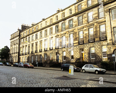 EDINBURGH Schottland UK Oktober attraktive georgischen Reihenhaus Häuser in Ainslie Ort Stockfoto