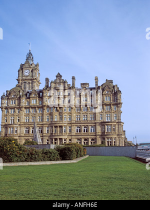 EDINBURGH Schottland UK Oktober Balmoral Hotel in der Princess Street Stockfoto