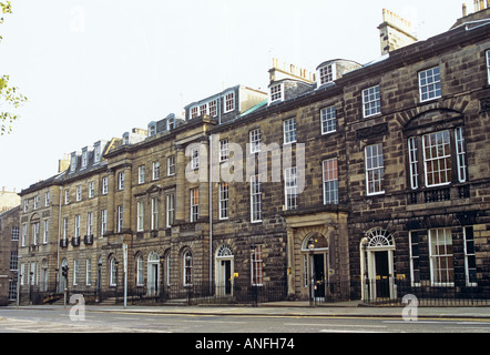 EDINBURGH SCHOTTLAND GROSSBRITANNIEN Oktober das Georgian House in Charlotte Square Stadthaus aus dem 18. Jahrhundert mitten in der historischen Altstadt der Stadt Edinburgh Stockfoto