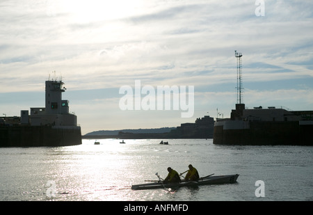 Ruderverein, Jersey, Kanalinseln Stockfoto