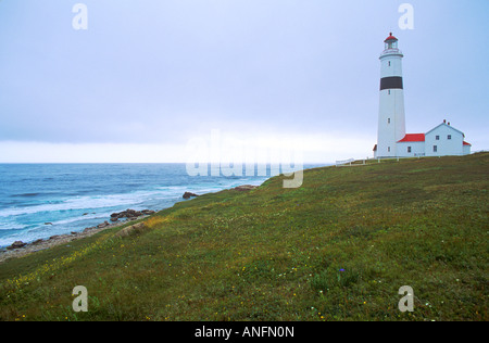 Amour Point Lighthouse, Neufundland und Labrador, Kanada. Stockfoto