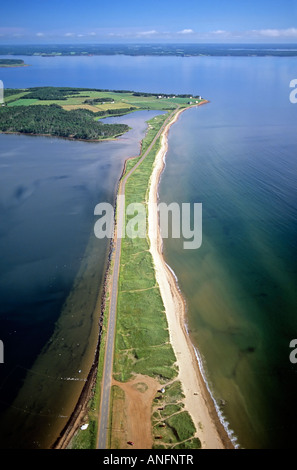 Luftaufnahmen von Panmure Island Provincial Park, Prince Edward Island, Kanada. Stockfoto