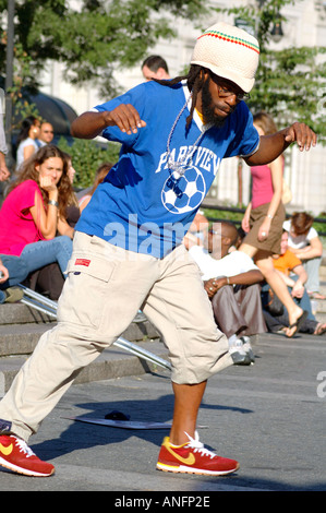 Breakdancer, Union Square, New York, New York Stockfoto