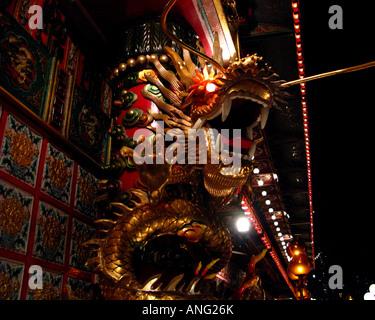 Hong Kong Aberdeen Harbour Jumbo floating restaurant Stockfoto