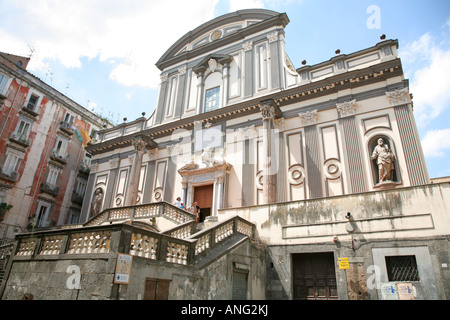 Die Chiesa Di San Paolo Maggiore Neapel Italien die Kirche von San Paolo Maggiore Stockfoto