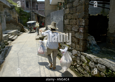 China-Guangxi-Fuli-Dorf in der Nähe von Yangshuo Stockfoto