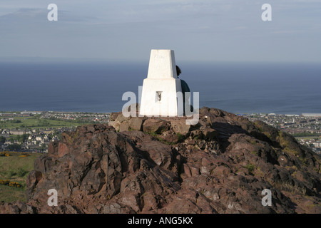 Ansicht von Arthurs Sitz Holyrood park Edinburgh Schottland Stockfoto