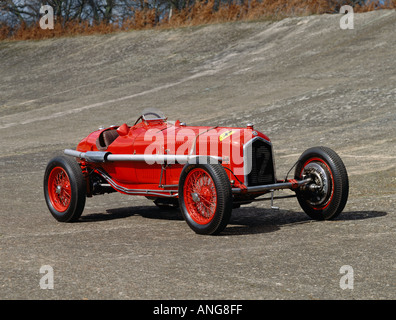 1934 Alfa Romeo Tipo B Monoposto 3,2 Liter einsitzige Rennwagen angetrieben von Tazio Nuvolari Ursprungsland Italien Stockfoto