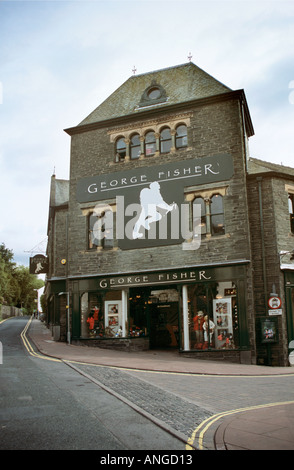 Outdoor Bekleidung und Ausrüstung-Shop in Keswick Cumbria UK Stockfoto