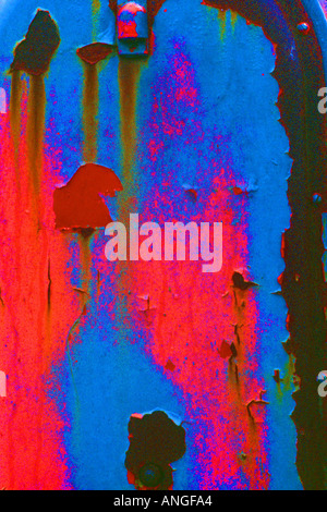 Farbe Rost Stockfoto