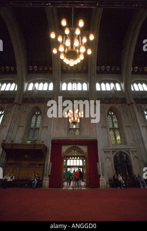 Innenraum der großen Halle, Guildhall Stockfoto