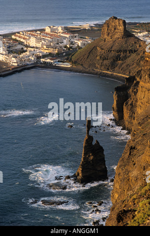 Dedo de Dios (Finger Gottes), Puerto de las Nieves, Gran Canaria, Spanien Stockfoto