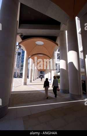 Paternoster Square, Sitz der Börse mit korinthischen Säulen in der City of London Architects William Whitfield Richard MCcormac Eric Parry Stockfoto