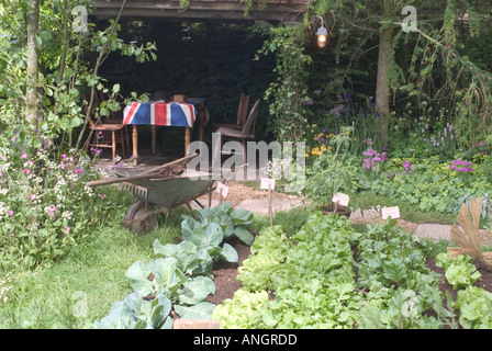 Ecover Rentner Garten bei Chelsea Flower Show 2005 Stockfoto