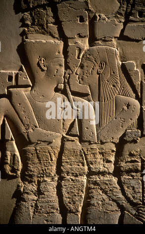 Tempel des Amun, Karmak Tempel, Luxor, Ägypten Stockfoto