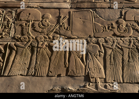 Tempel des Amun, Karmak Tempel, Luxor, Ägypten Stockfoto