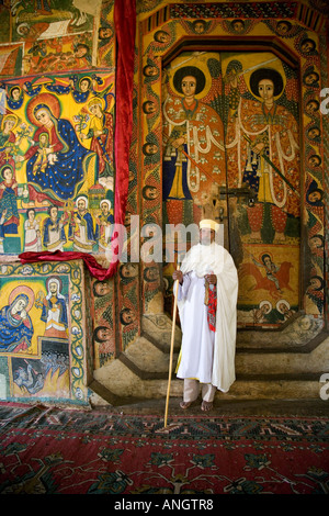 Kirche von Ura Kedane Meheriet, Zege Halbinsel See Tana, Äthiopien Stockfoto