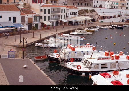 Cales Fonts in der Nähe von Mahon Menorca Balearen Stockfoto