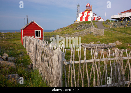 Cape Bonavista Lighthouse, gebaut im Jahre 1843 und offiziell als eröffnet eine National Historic Site am 9. August 1978, Bonavista Peninsul Stockfoto