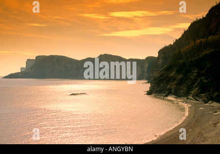 Cap-Bon-Amie, Forillon Nationalpark, Quebec, Kanada. Stockfoto