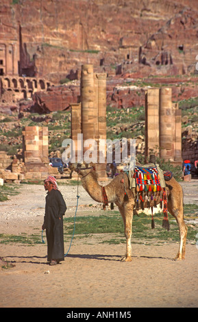 Temenos-Tor, Petra, Jordanien Stockfoto