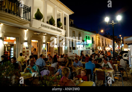 Stadt Albufeira, Algarve, Portugal Stockfoto