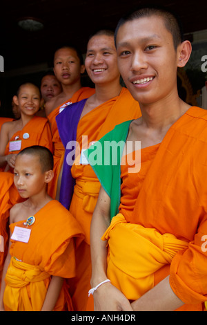 Novizen, Wat Prathat Doi Suthep, Chiang Mai, Thailand Stockfoto