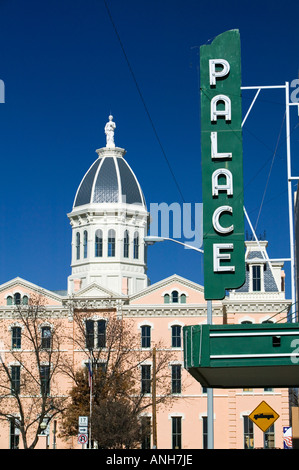 Presidio County Courthouse, Marfa, West-Texas, USA Stockfoto