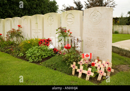 Grab von Captain Noel Godfrey Chavasse Sieger der beiden VC Victoria Kreuze in WW1 Stockfoto