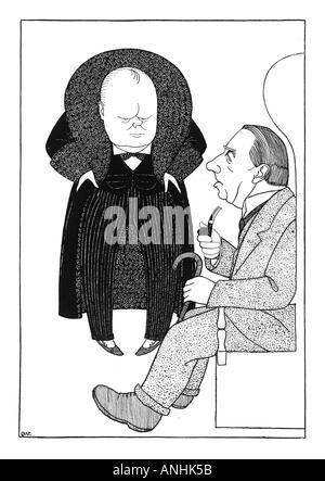 Winston Churchill und Stanley Baldwin Stockfoto