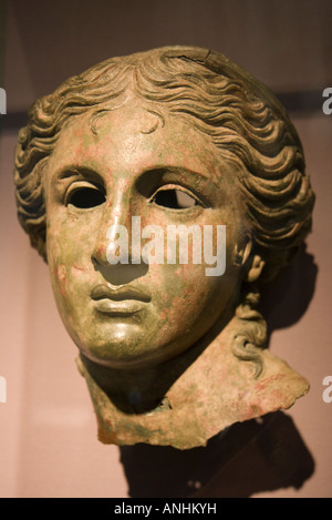 Grecian Gesicht aus der Antike 4 - British Museum Stockfoto