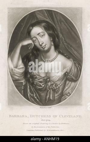 Barbara Villiers Cleveland Stockfoto