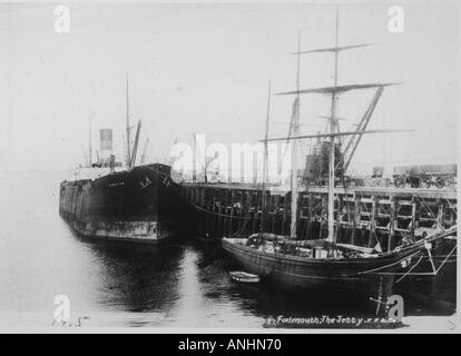 Falmouth Docks Stockfoto