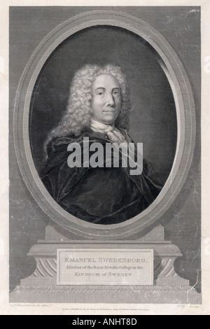 Swedenborg 1688 1772 Stockfoto