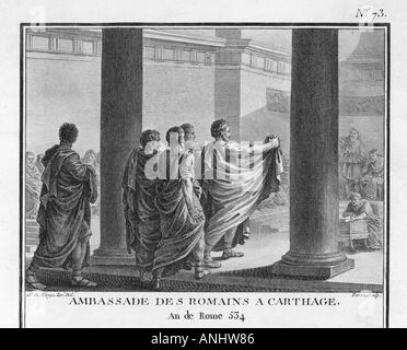 Zweiten Punischen Krieges 218 v. Chr. Stockfoto