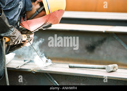 Schweißer Stockfoto