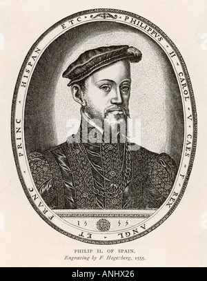 Philip Ii von Spanien Anon Stockfoto