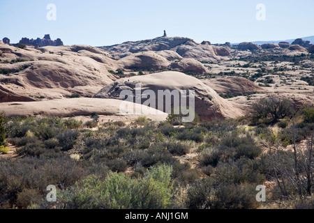 Versteinerten Dünen im Arches National Park in Utah, USA Stockfoto