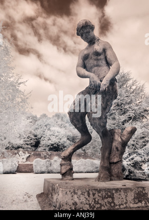 Satyr 02, Newstead Abbey Stockfoto