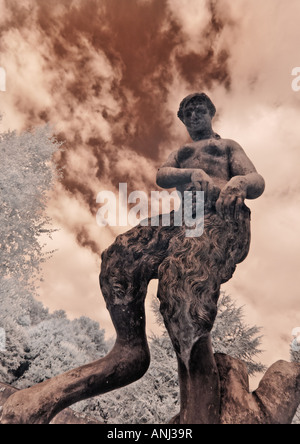 Satyr 01, Newstead Abbey Stockfoto