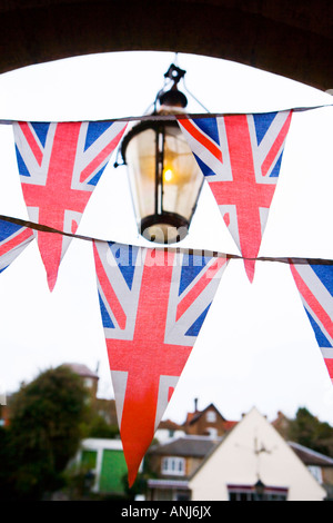 Union Jack bunting Stockfoto