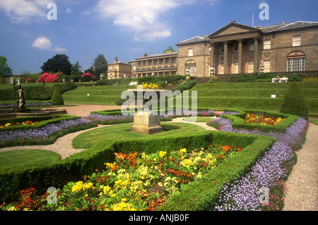 Italienische Terrassengarten und Tatton Hall Tatton Park in der Nähe von Knutsford Cheshire UK Stockfoto