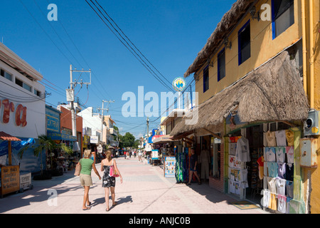 5th Avenue, Playa del Carmen, Riviera Maya, Halbinsel Yucatan, Mexiko Stockfoto