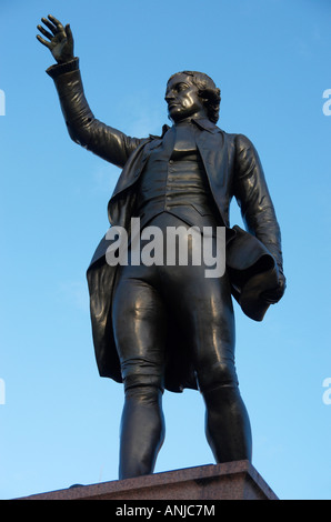 Statue von Edmund Burke Bristol England Stockfoto