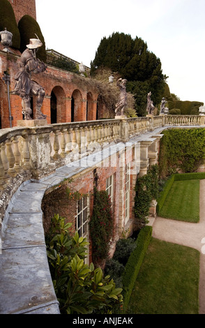 UK Wales Powys Welshpool Powis Castle gardens Stockfoto