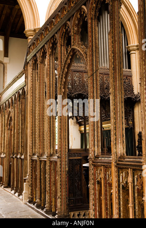 UK Suffolk Southwold St Edmunds Kirche Lettner Stockfoto