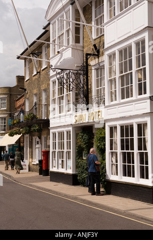 UK Suffolk Southwold Market Place Swan Hotel Stockfoto