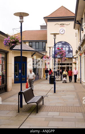 UK Wiltshire Chippenham High Street-Borough-Parade in alten Käsemarkt Stockfoto