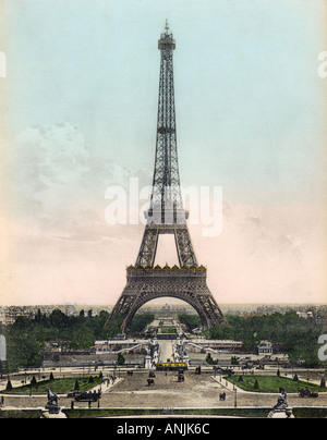 Paris Eiffelturm C1905 Stockfoto